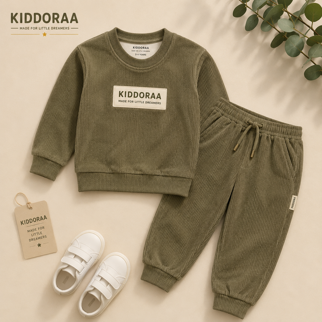 KIDDORAA Kids Premium Cord Set